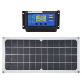 10W Solar Panel Set with 10A Controller Exhaust Fan for Car Yacht RV Boat Moblie Phone Battery