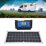 10W Solar Panel Set with 10A Controller Exhaust Fan for Car Yacht RV Boat Moblie Phone Battery - Extra Image