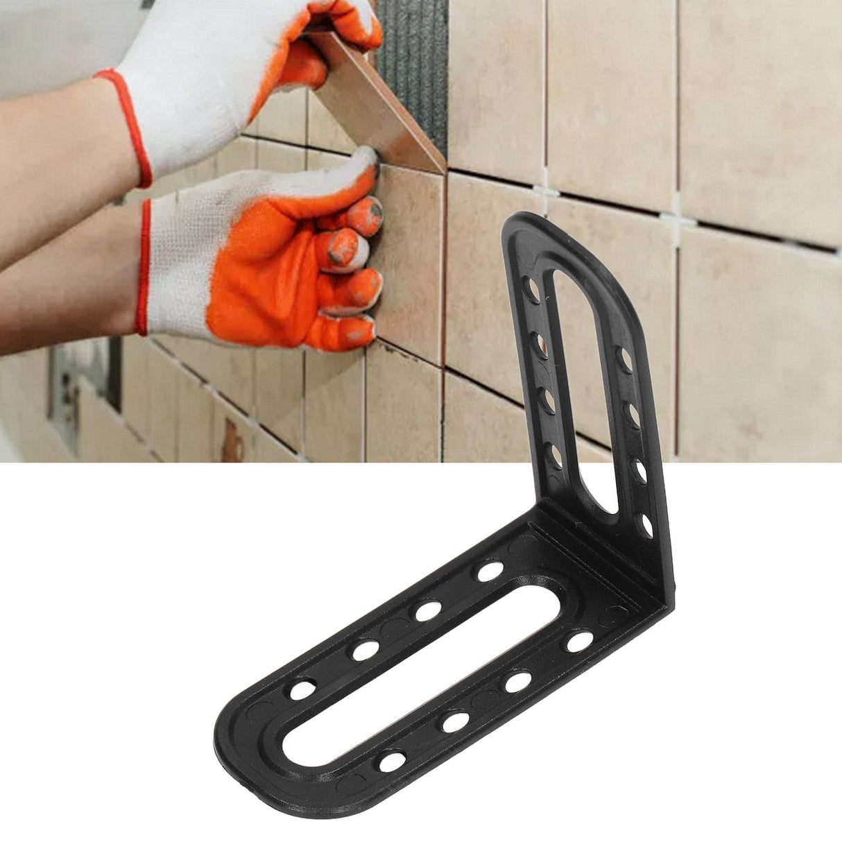100PCS Tile Leveling System Tile Positioning Tool Plastic Tile Fixed Position Auxiliary Tool for Household