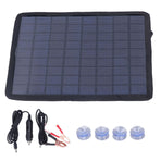 Solar Panel Charger 6W 18V Portable Solar Car 12V Battery Charger Charging Panel Battery Core Board