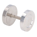 Barn Door Handle Barn Door Kitchen Sliding Door Partition Door Hardware Stainless Steel Round Handle - Rear View