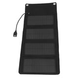 Solar Charger Portable Folding High Conversion Efficiency 7W Protection Battery Power Solar Panel Charger - Close-Up Angle