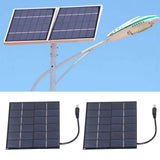 2PCS 2W Solar Panels High Conversion Rate DC5521 Output Rechargeable 3.7V Battery Solar Panel Charger for Solar Light - Extra Image