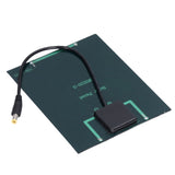 2PCS 2W Solar Panels High Conversion Rate DC5521 Output Rechargeable 3.7V Battery Solar Panel Charger for Solar Light