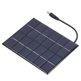 2PCS 2W Solar Panels High Conversion Rate DC5521 Output Rechargeable 3.7V Battery Solar Panel Charger for Solar Light - Extra Image
