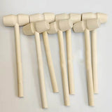 Mini Wooden Hammer Cracking Seafood Breakable Chocolate Kids Hammer Toy for Household