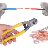 Wire Cutter Tool Steel High Sharpness Sturdy Durable Rustproof Effort Saving Ergonomic Design Cable Cutter