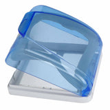 Universal 86 Type Socket Waterproof Box Transparent Wall Switch Protection Box for Bathroom Blue
