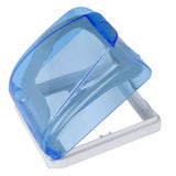 Universal 86 Type Socket Waterproof Box Transparent Wall Switch Protection Box for Bathroom Blue