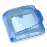 Universal 86 Type Socket Waterproof Box Transparent Wall Switch Protection Box for Bathroom Blue - Extra Image