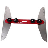 Stair Cutting Tool Stainless Steel Accurate Stair Tread Template Set for Window Sills Closet Shelves Measuring