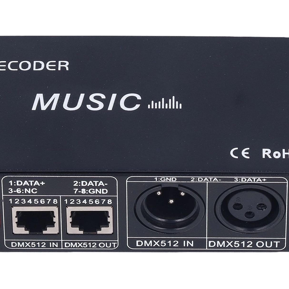 3 Channel DMX Decorder Adjustable RGB Dimming LED Decorder Controller for Bars Hotels Sober Bar8A