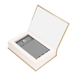 Diversion Book Safe Simulation Sturdy Book Safe Storage Box with Key for Home Travel