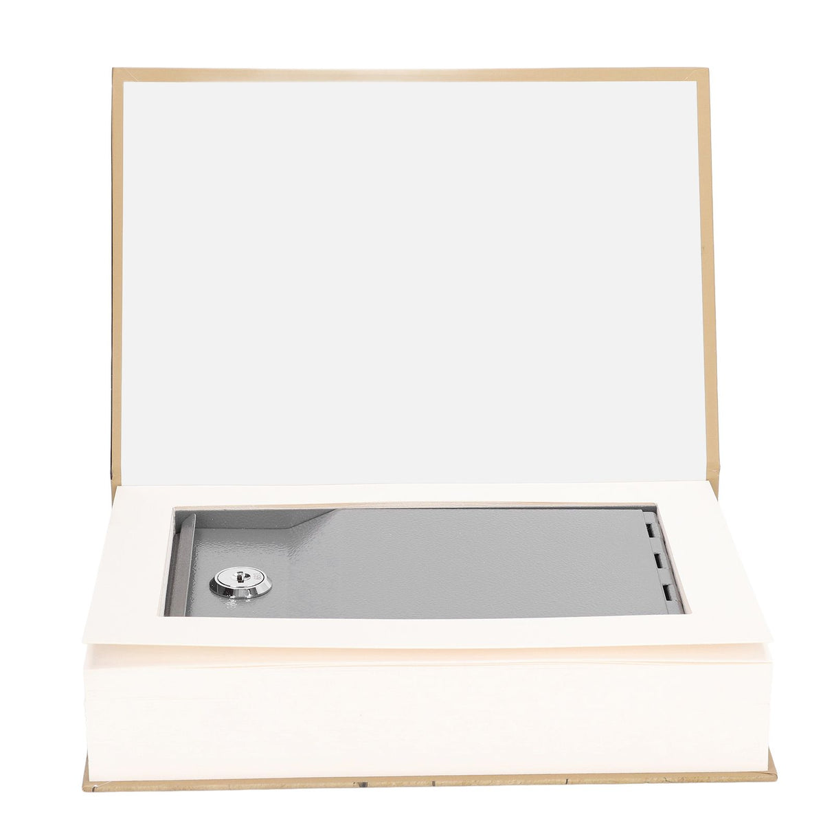 Diversion Book Safe Simulation Sturdy Book Safe Storage Box with Key for Home Travel