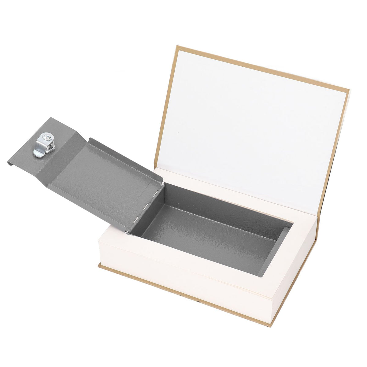 Diversion Book Safe Simulation Sturdy Book Safe Storage Box with Key for Home Travel