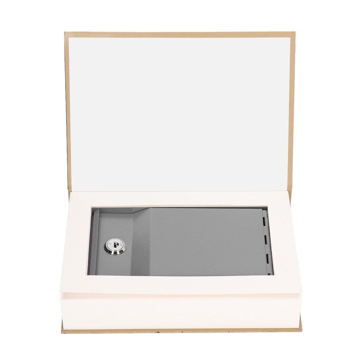 Diversion Book Safe Simulation Sturdy Book Safe Storage Box with Key for Home Travel