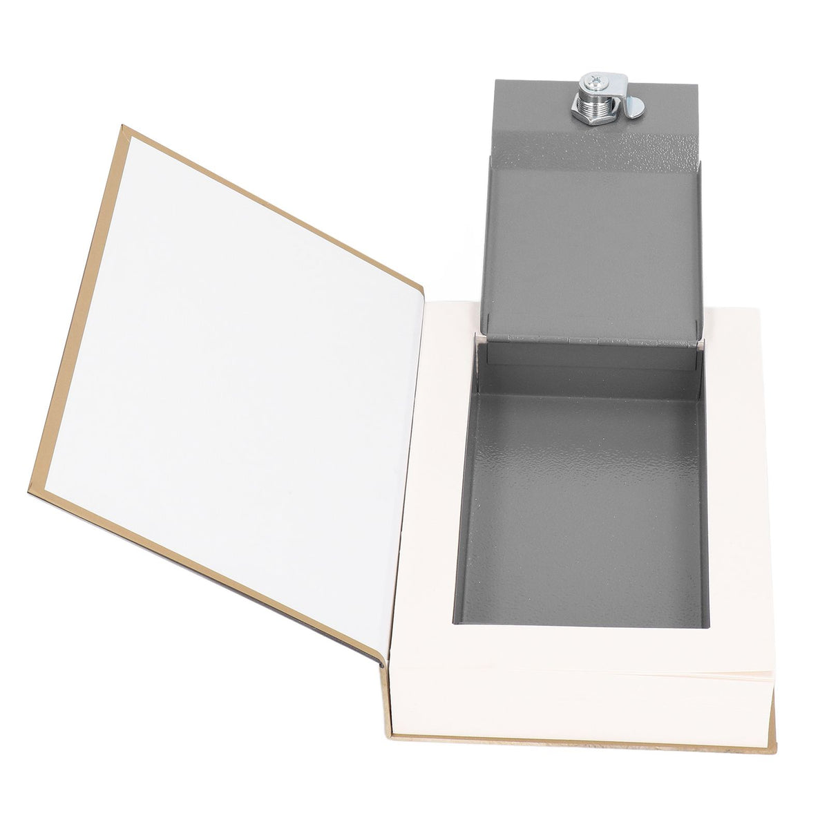 Diversion Book Safe Simulation Sturdy Book Safe Storage Box with Key for Home Travel