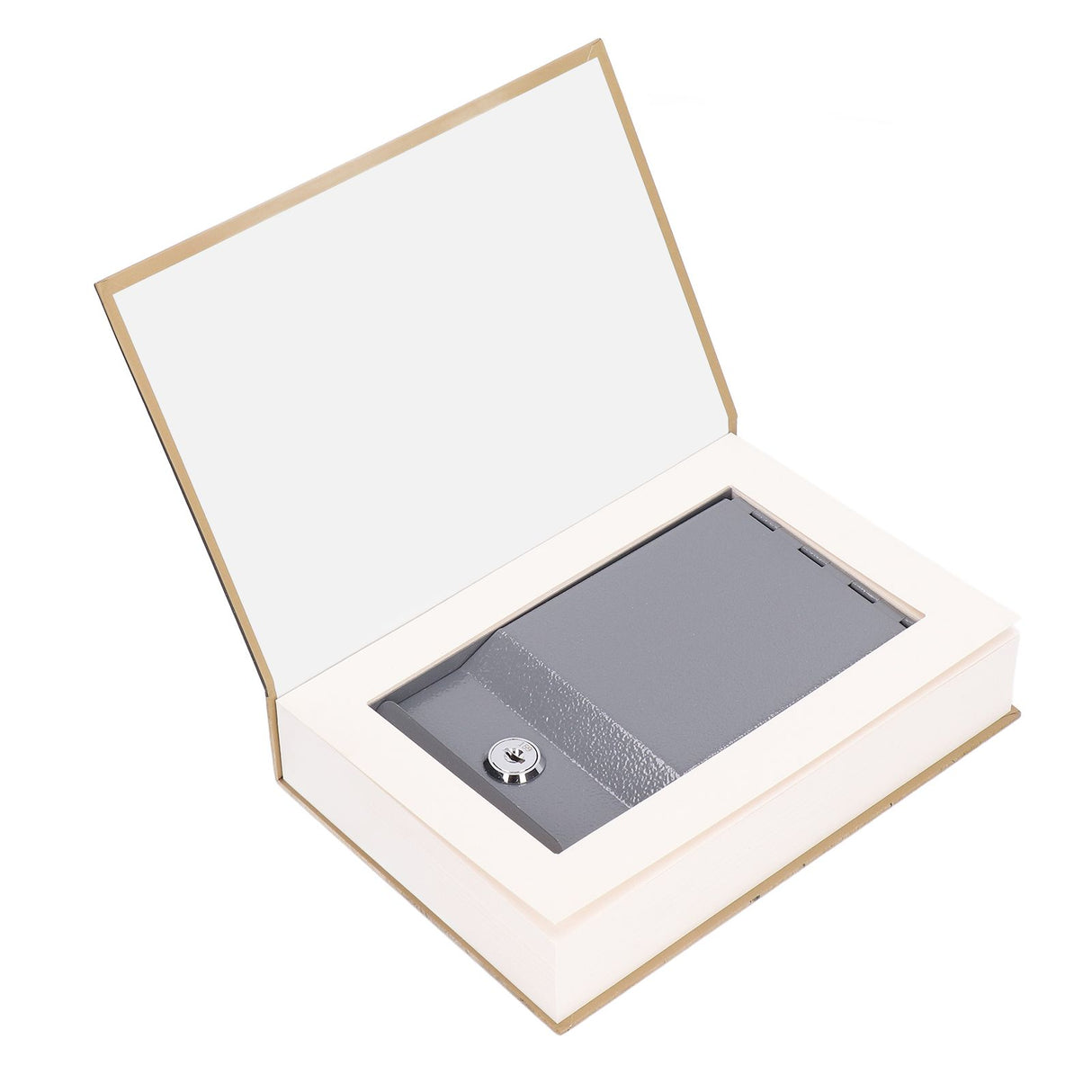 Diversion Book Safe Simulation Sturdy Book Safe Storage Box with Key for Home Travel