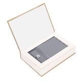 Diversion Book Safe Simulation Sturdy Book Safe Storage Box with Key for Home Travel