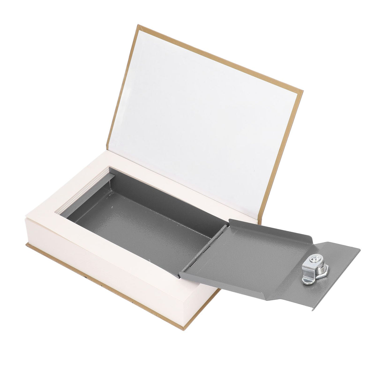 Diversion Book Safe Simulation Sturdy Book Safe Storage Box with Key for Home Travel