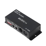 4 Channel DMX 512 Decorder Adjustable RGB Dimming LED Decorder Controller for Bars Hotels Sober Bars4A - Rear View