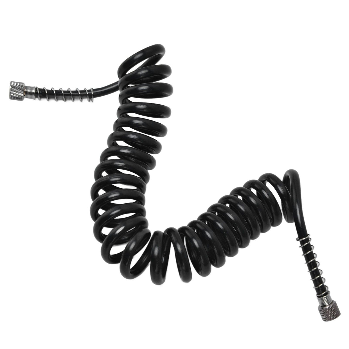 Air Hose Polyurethane Coil Air Hose with G1/8 Female Thread Fittings for Paint Airbrush Accessories