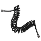 Air Hose Polyurethane Coil Air Hose with G1/8 Female Thread Fittings for Paint Airbrush Accessories - Side View