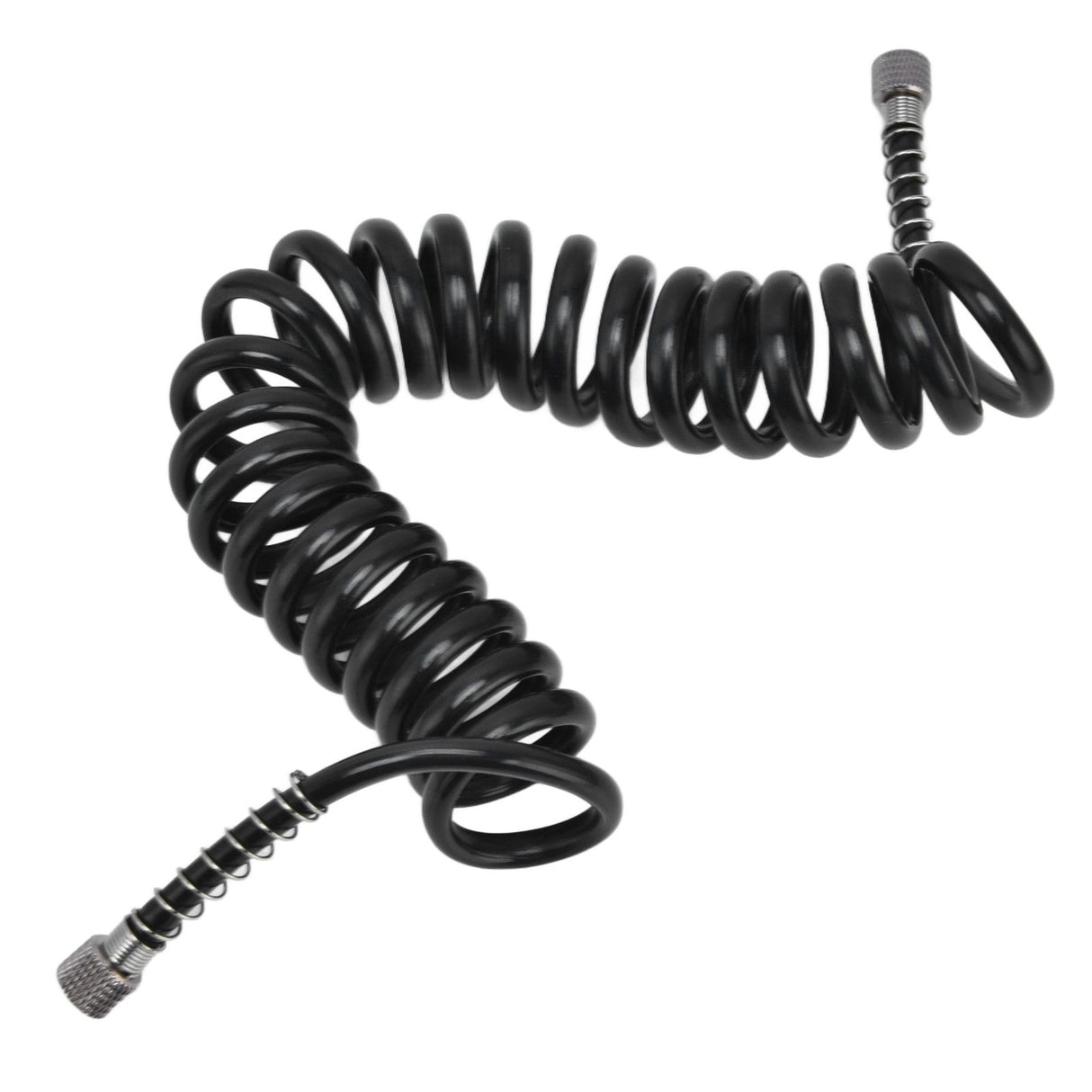 Air Hose Polyurethane Coil Air Hose with G1/8 Female Thread Fittings for Paint Airbrush Accessories
