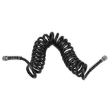 Air Hose Polyurethane Coil Air Hose with G1/8 Female Thread Fittings for Paint Airbrush Accessories - Rear View