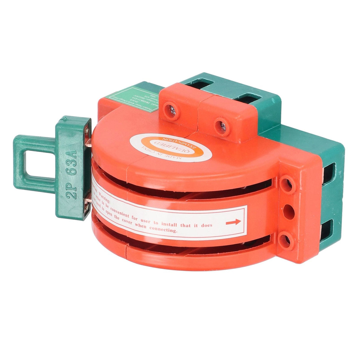 HK11 Knife Switch Safe Double Throw Bidirectional Electric Reverse Switch for Industrial Household Appliances 2P 63A