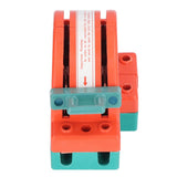 100A 2 Pole Double Throw Knife Switch Electrical Disconnect Knife Switch for Home Appliances - Low Angle