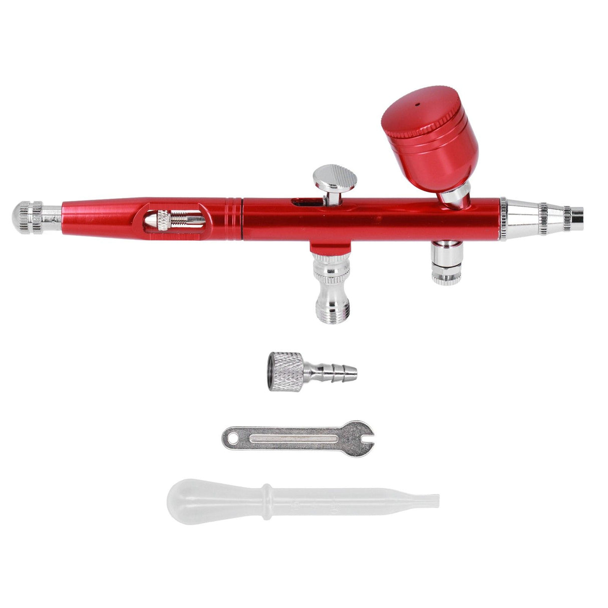 Airbrush Portable Small G1/8 DIY Paint Spray Gun Brass Airbrush For Makeup Nail Art Tattoo Costume CraftsRed