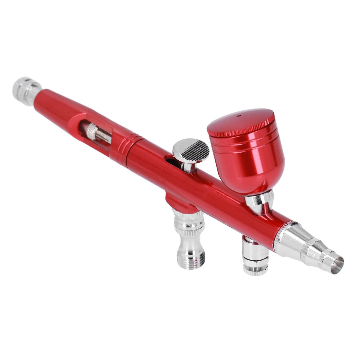 Airbrush Portable Small G1/8 DIY Paint Spray Gun Brass Airbrush For Makeup Nail Art Tattoo Costume CraftsRed