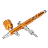 Airbrush Portable Small G1/8 DIY Paint Spray Gun Brass Airbrush For Makeup Nail Art Tattoo Costume CraftsGold