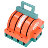 100A 4 Pole Double Throw Knife Switch Electrical Disconnect Knife Switch for Home Appliances - Side View