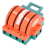 100A 4 Pole Double Throw Knife Switch Electrical Disconnect Knife Switch for Home Appliances - Top-Down View