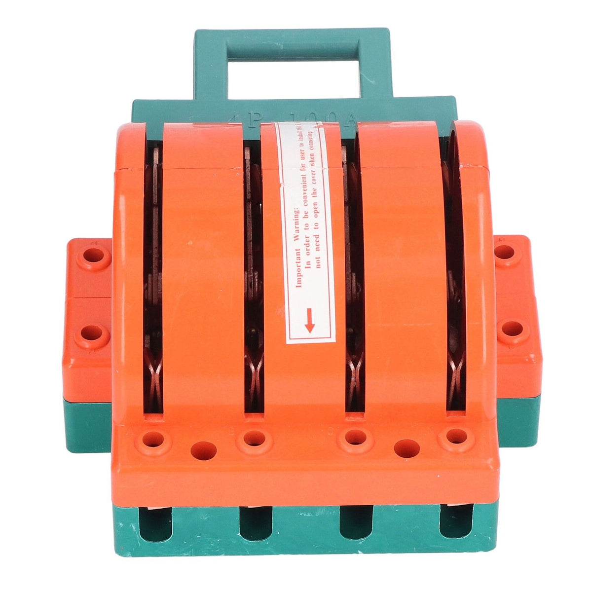 100A 4 Pole Double Throw Knife Switch Electrical Disconnect Knife Switch for Home Appliances