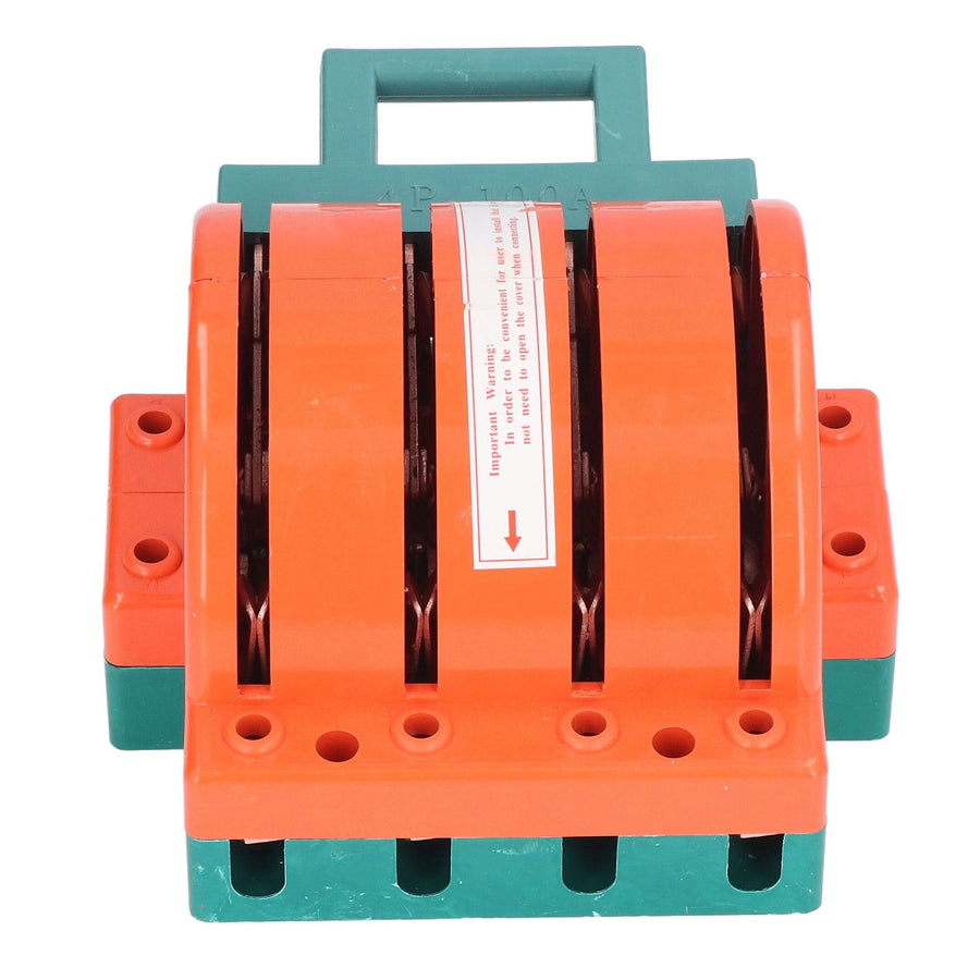100A 4 Pole Double Throw Knife Switch Electrical Disconnect Knife Switch for Home Appliances