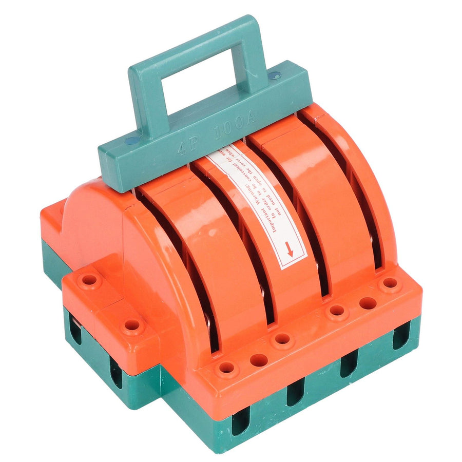 100A 4 Pole Double Throw Knife Switch Electrical Disconnect Knife Switch for Home Appliances
