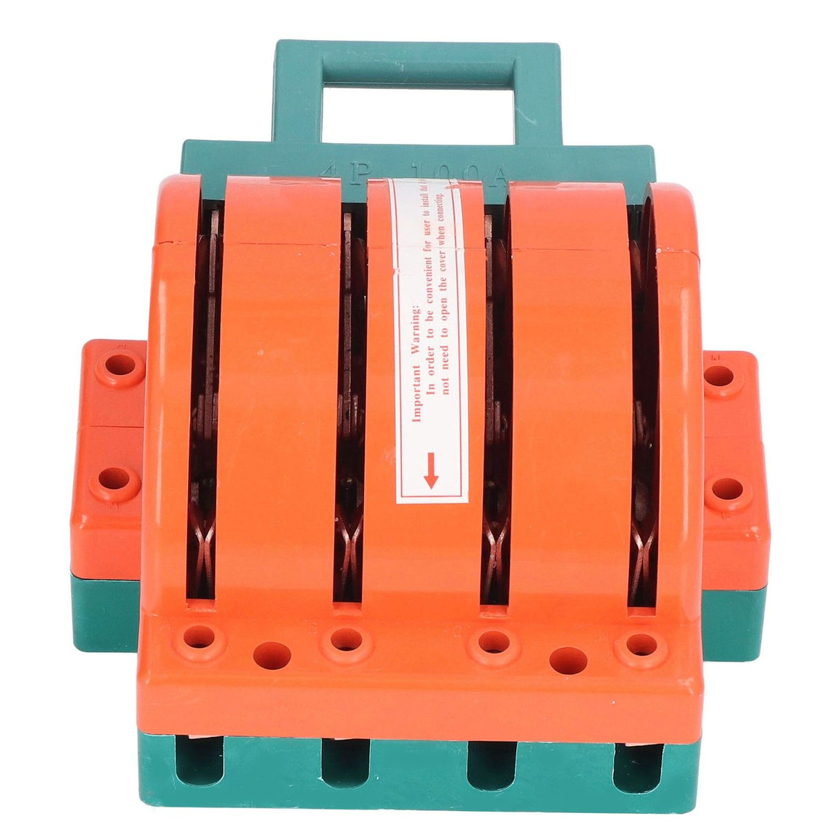 100A 4 Pole Double Throw Knife Switch Electrical Disconnect Knife Switch for Home Appliances