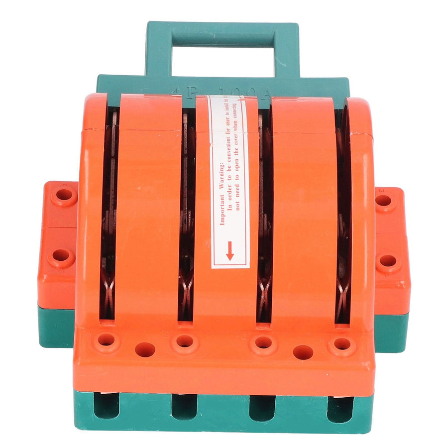 100A 4 Pole Double Throw Knife Switch Electrical Disconnect Knife Switch for Home Appliances