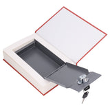 Diversion Book Safe Metal Lifelike Book Money Coin Box with Key Lock for Jewelry Cash Credit CardsDream of The Red Chamber - Rear View