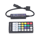 LED Controller Wireless RF 5 in 1 Mini Full Touch LED Light Bar 28 Keys RGB CCT Controller