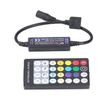 LED Controller Wireless RF 5 in 1 Mini Full Touch LED Light Bar 28 Keys RGB CCT Controller