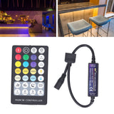 LED Controller Wireless RF 5 in 1 Mini Full Touch LED Light Bar 28 Keys RGB CCT Controller - Extra Image