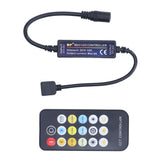 Mini RF Dimmer Controll LED Color Temperature Controller 17 Keys Strip Light Controller