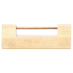 Antique Style Padlock 5cm Spacing Horizontal Lock with Key for Jewelry Box Wooden Box Cabinet Door