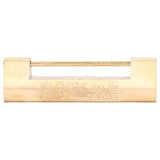 Brass Antique Padlock 8cm Spacing Delicate Chinese Old Style Jewelry Box Padlock with Key