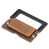 Recessed Door Handle Simple Matte Retro Free Punch Drawer Wardrobe Cabinet Door Concealed Handle - Low Angle