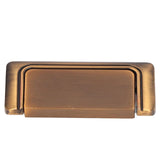 Recessed Door Handle Simple Matte Retro Free Punch Drawer Wardrobe Cabinet Door Concealed Handle